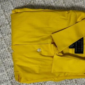 Alexander Julian Yellow Dress Shirt
